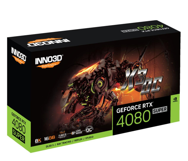 INNO3D GeForce RTX 4080 Super X3 OC 16GB GDDR6X - 1210181 - zdjęcie 2